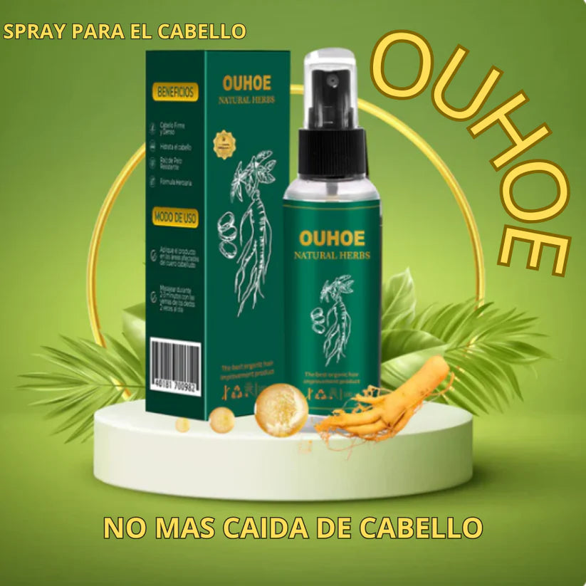 OUHOE-SPRAY PARA DECIR ADIOS A LA CAIDA DE CABELLO